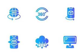 Réalité virtuelle Icon Pack