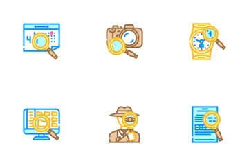 Recherche Web Barre Internet Pack d'Icônes