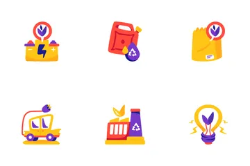 Reciclaje Paquete de Iconos