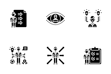 Reclutamento aziendale Icon Pack