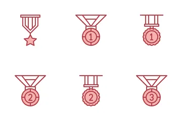 Recompensa e insignias Paquete de Iconos