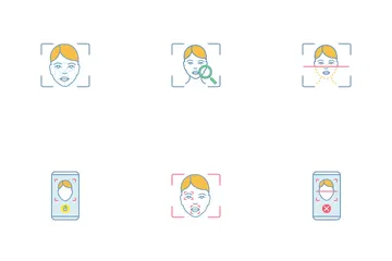 Reconhecimento Facial Pacote de Ícones