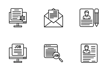 Recruitment Agency Icon Pack