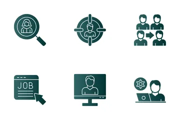 Recruitment Agency Icon Pack