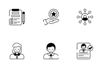 Recruitment And Employee Icon Pack