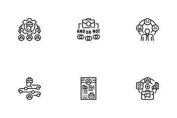 Recruitment Business Work Job Icon Pack