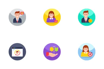 Recursos humanos Pacote de Ícones