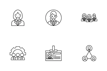 Recursos humanos Paquete de Iconos