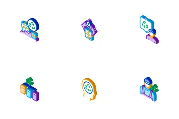 Recycle Factory Ecology Industry Icon Pack