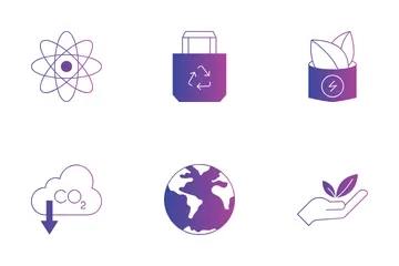 Recycling And Nature Icon Pack