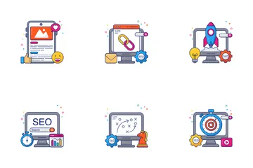 Rédaction de contenu Pack d'Icônes