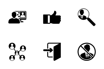 Medios de comunicación social Paquete de Iconos