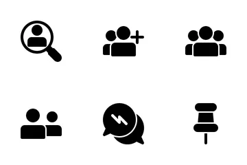 Medios de comunicación social Icon Pack