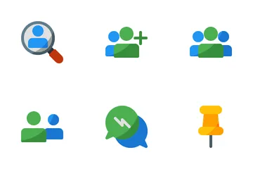 Medios de comunicación social Icon Pack