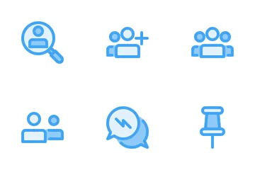 Medios de comunicación social Icon Pack