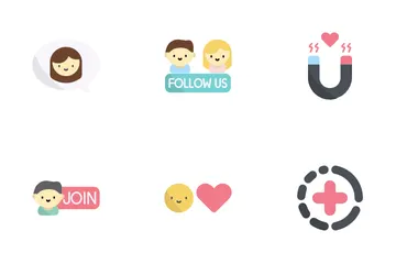 Medios de comunicación social Paquete de Iconos