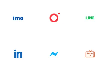 Medios de comunicación social Paquete de Iconos