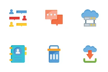 Medios de comunicación social Paquete de Iconos