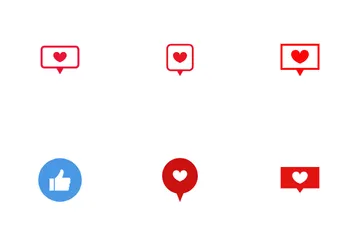 Medios de comunicación social Paquete de Iconos