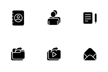 Medios de comunicación social Paquete de Iconos