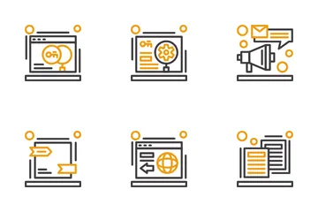 SEO et analyses Pack d'Icônes