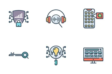 Référencement et marketing Pack d'Icônes