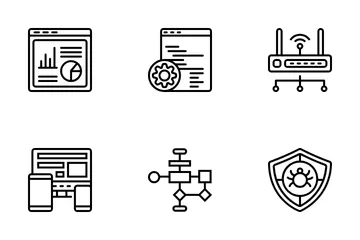 Référencement et Web Pack d'Icônes