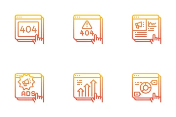 Référencement et Web Pack d'Icônes
