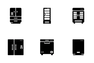Refrigerators Icon Pack