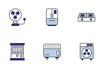 Refroidissement et chauffage Pack d'Icônes