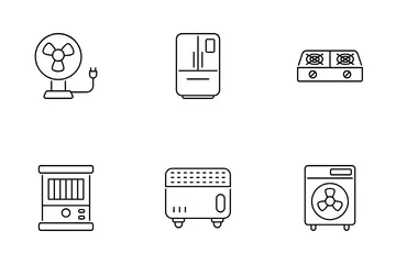 Refroidissement et chauffage Pack d'Icônes
