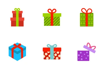 Regalo de Navidad Paquete de Iconos