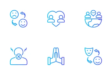 Relación social Paquete de Iconos