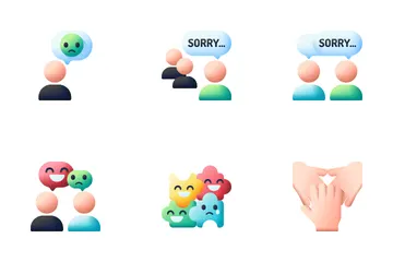 Relación social Paquete de Iconos