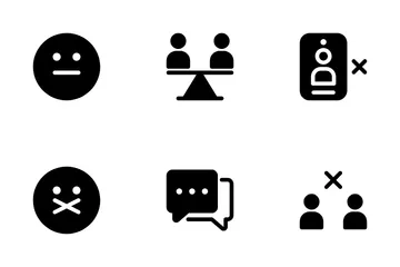 Relación social Paquete de Iconos