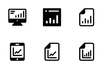 Relatórios e análises 1 Pacote de Ícones