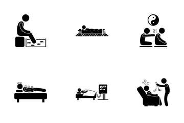 Relaxation Therapy Icon Pack