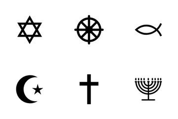 Religion Sign Icon Pack