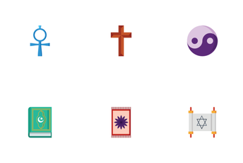 Religious Flat Icon Pack