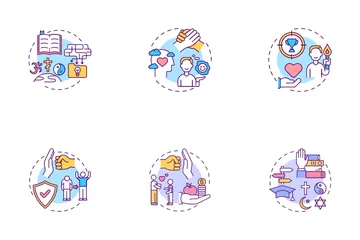 Religious Issues And Values Icon Pack
