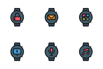 Reloj inteligente Paquete de Iconos