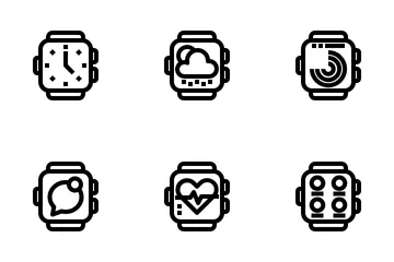 Reloj inteligente Paquete de Iconos