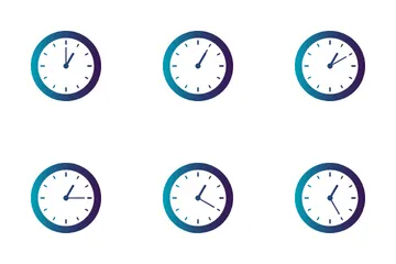 Relojes analógicos atemporales Icon Pack