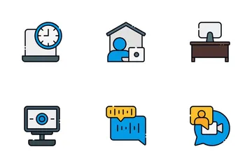 Remote Work Icon Pack