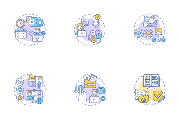Remote Work Tools Icon Pack