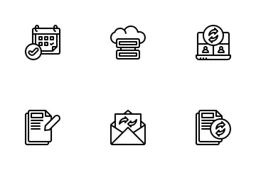 Remote Work Tools Icon Pack