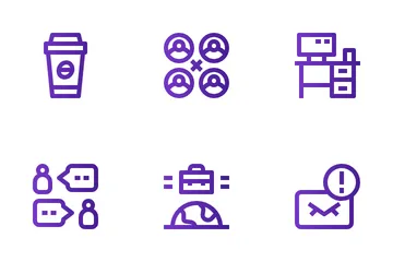 Remote Working Icon Pack