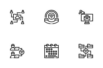 Remote Working Icon Pack