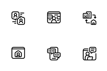 Remote Working Icon Pack