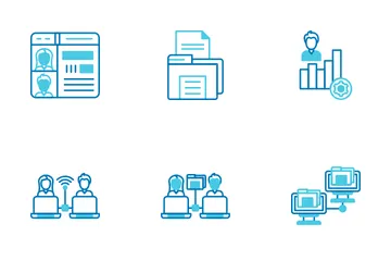 Remote Working Icon Pack